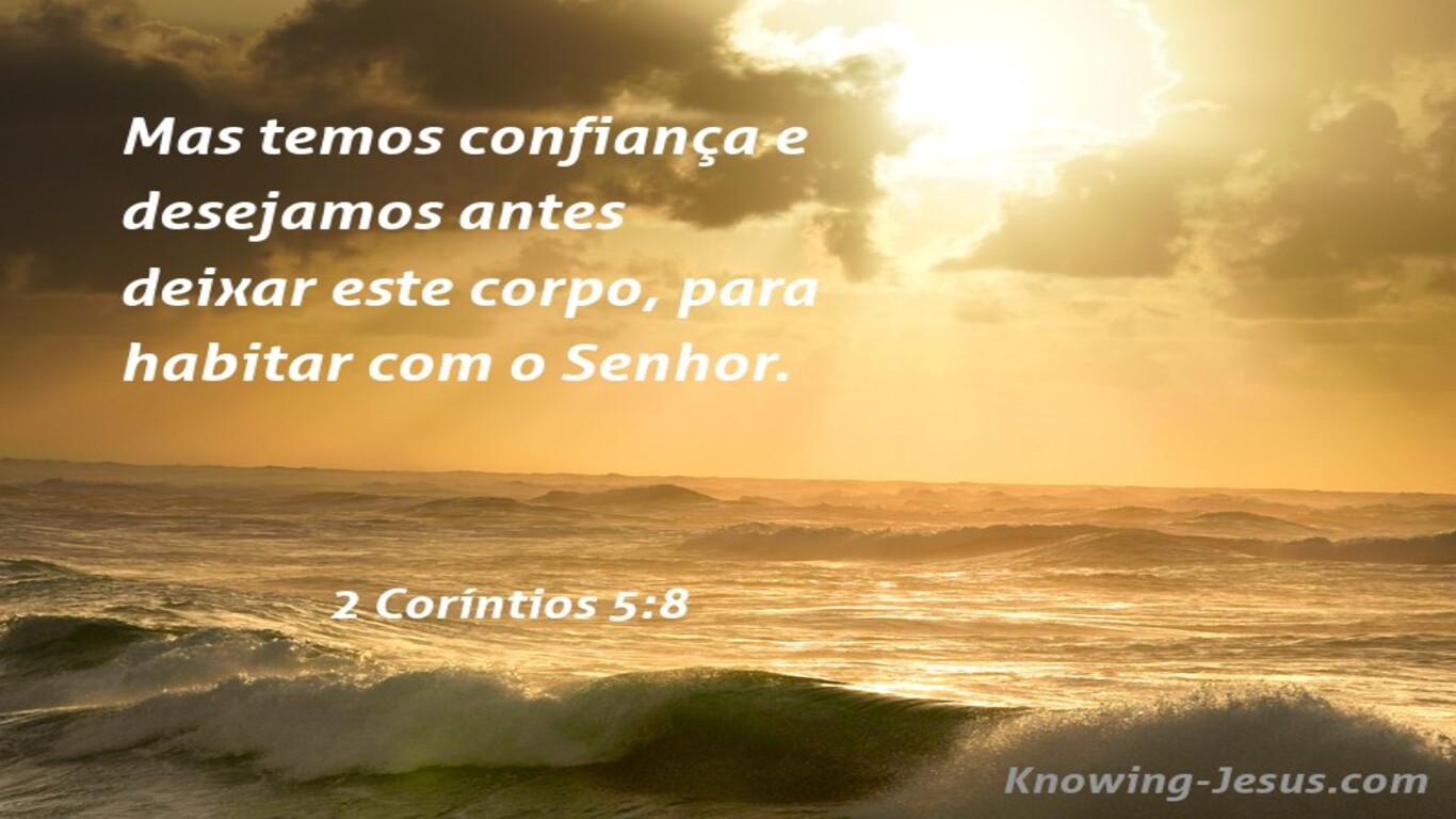 2 Coríntios 5:8 Ausência (bronze)